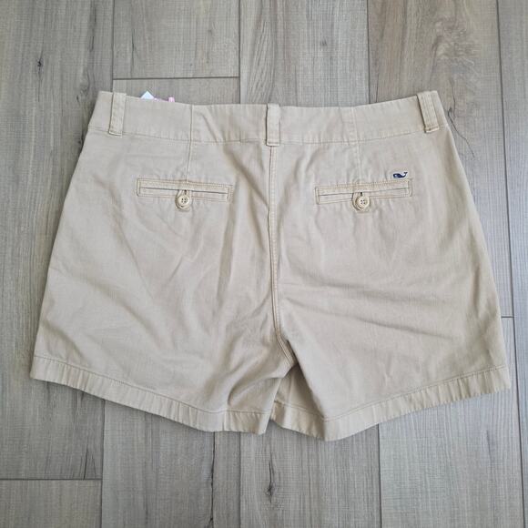 Vineyard Vines 5" Herringbone Every Day Shorts Sand Shorts Women Sz 14 - Picture 9 of 12